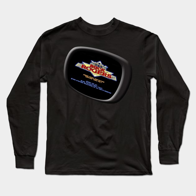 Buck Rogers 1990 Video Game Long Sleeve T-Shirt by RetroZest